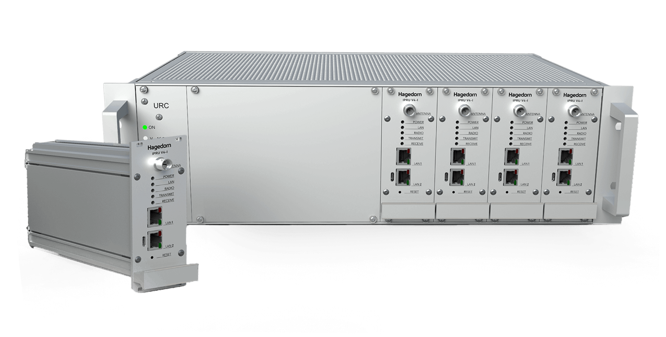 IP Radio Unit with TETRA Modem